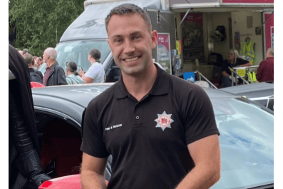 Firefighter James Warner