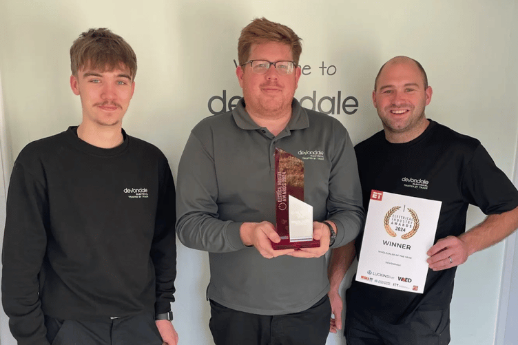 Devondale Electrical, located on Olympus Business Park, has been awarded ‘Wholesaler of the Year’ at the 2024 Electrical Industry Awards.