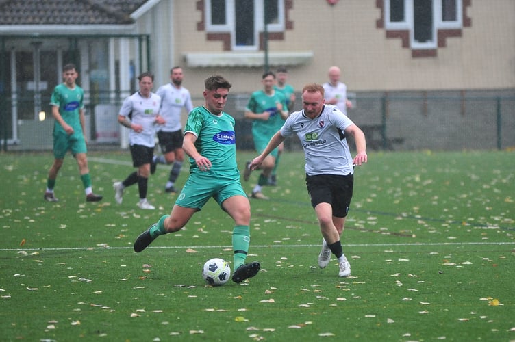 Football. Devon and Exeter Football League Teignmouth AFC 2nd versus Elmore 2nd. A 2-0 win for Teignmouth