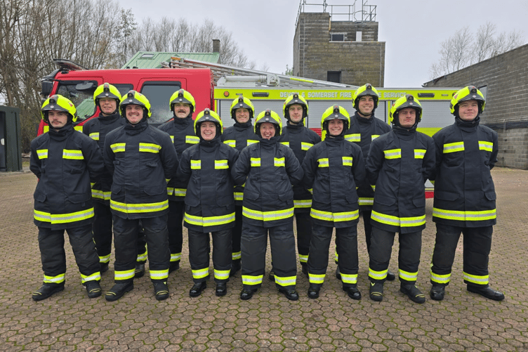 Newton Abbot Fire Station has given a warm welcome to its newest recruit FF Charlie Plyer