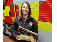 Fire station welcomes newest recruit