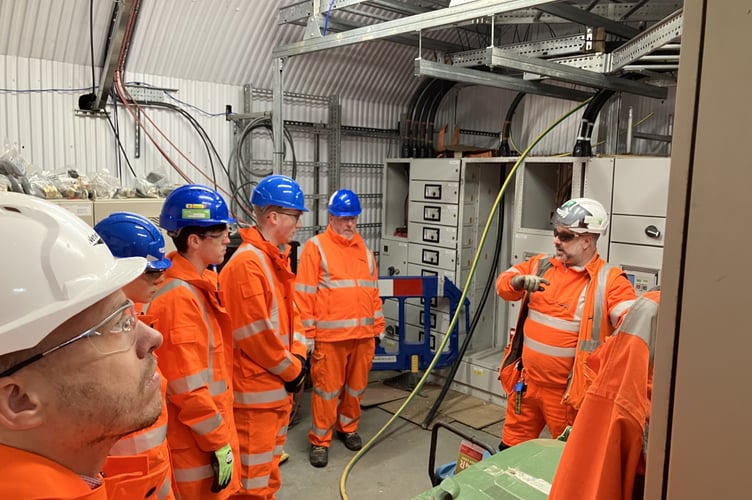 UTC students learn about engineering with Network Rail. 