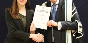 Student's recognition for outstanding achievement