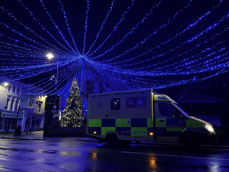 South West Ambulance Service is asking people to use its services responsibly this Christmas. Photo SWAST