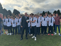 New smocks for rugby team thanks to Masons' donation 