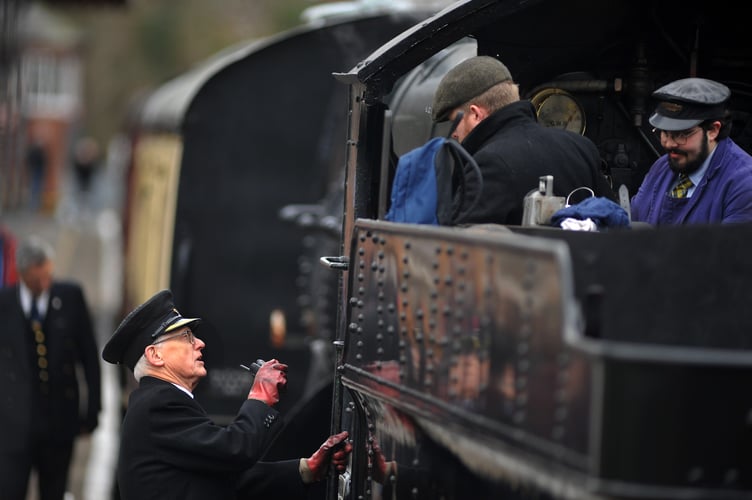 Winter steam gala at Buckfastleigh's South Devon Railway