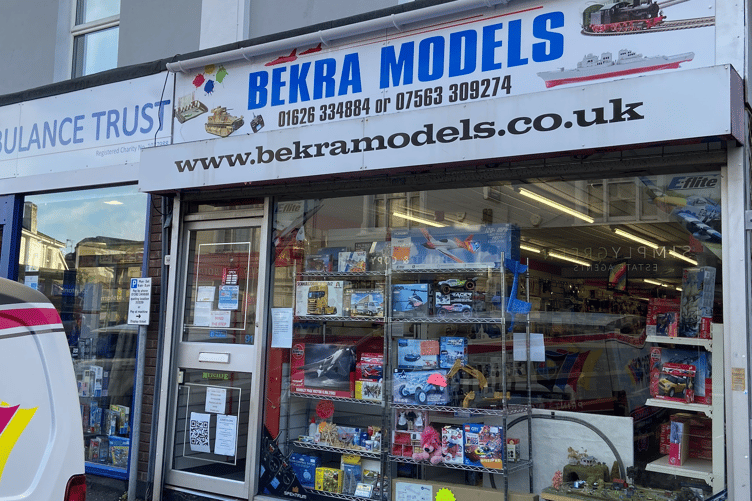 Bekra Models' last day of trading at its Newton Abbot shop is February 15.