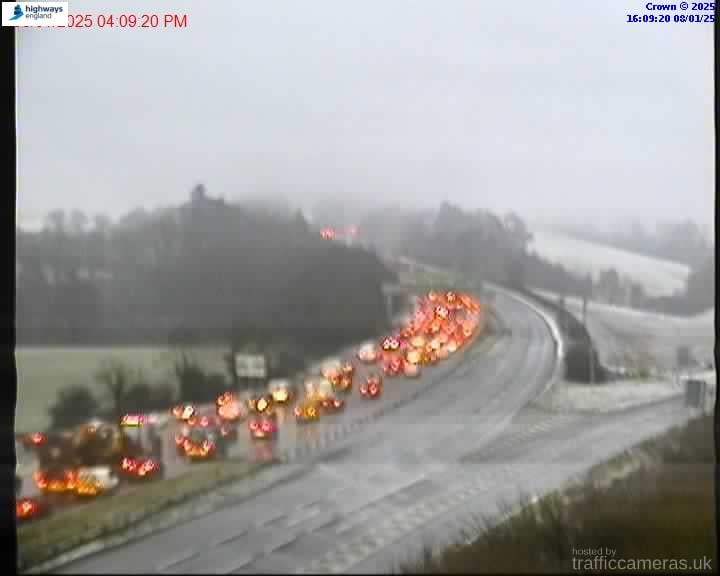 Slow going wet-bound at Splatford Split as Telegraph Hill is closed