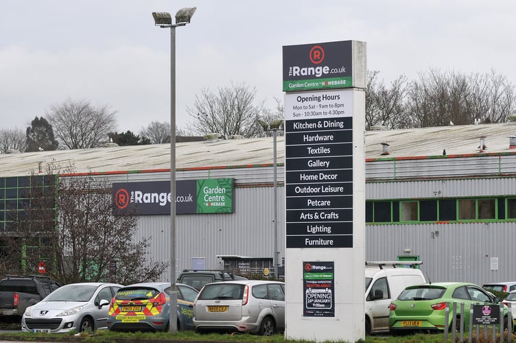 The Range store at KIngsteignton