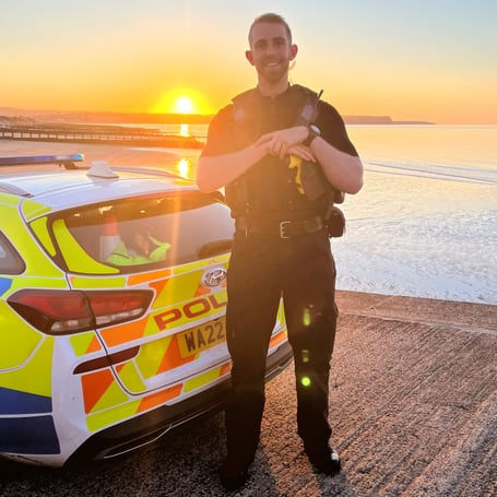 PC George Miller, new neighbourhood beat manager for Dawlish. Photo Devon and Cornwall Police