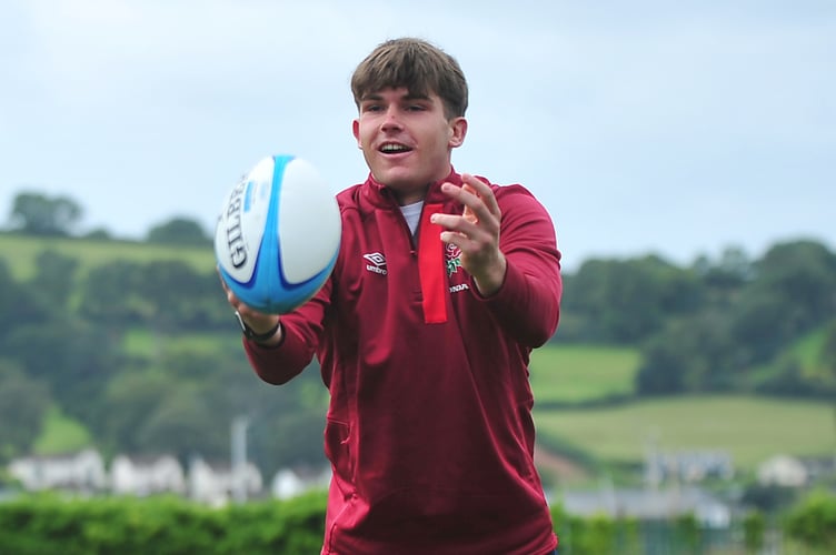 Ben Coen, of England's  Under-20  Rugby team