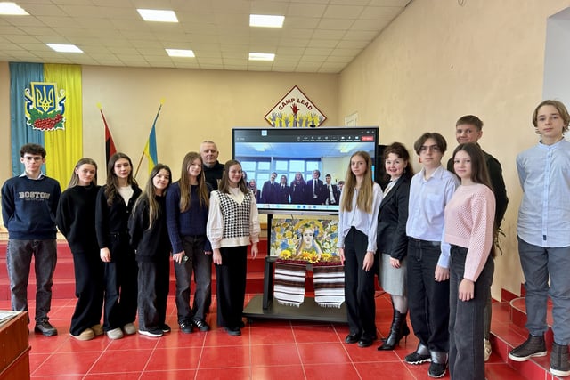 School's partnership with Ukraine flourishing