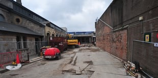 WATCH: Work continues at Newton Abbot market 