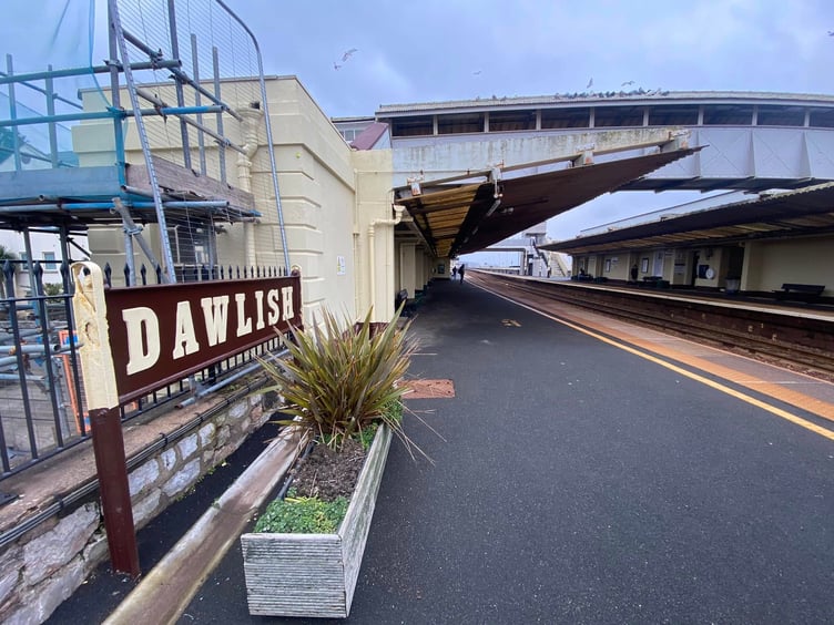 Taunton trader's visit to Dawlish. Photo social media