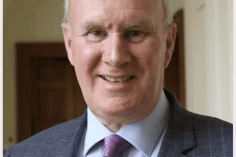 Outgoing leader of Devon County Council, Cllr James McInnes
