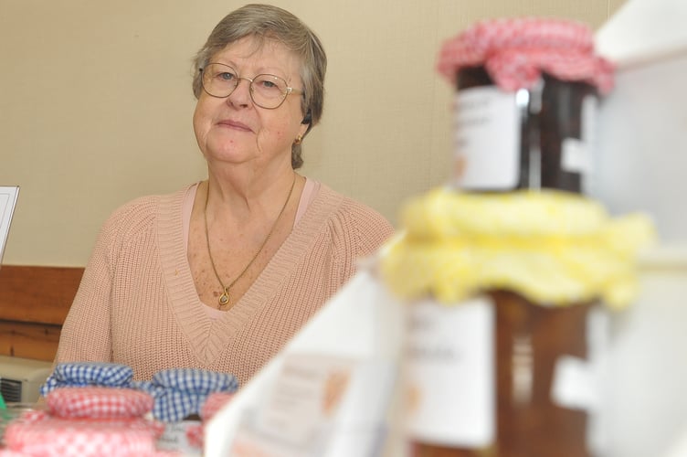 Newton Abbot Youth Council Art and Craft Fayre at the Courtenay Centre. Tasty treats from Sarah Oatley of KIngsbridge-based  Well Preserved
