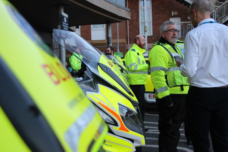 Blood bike volunteers mark major milestone.