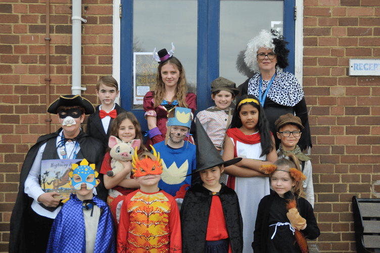 World Book Day celebrations were in full swing at Wolborough