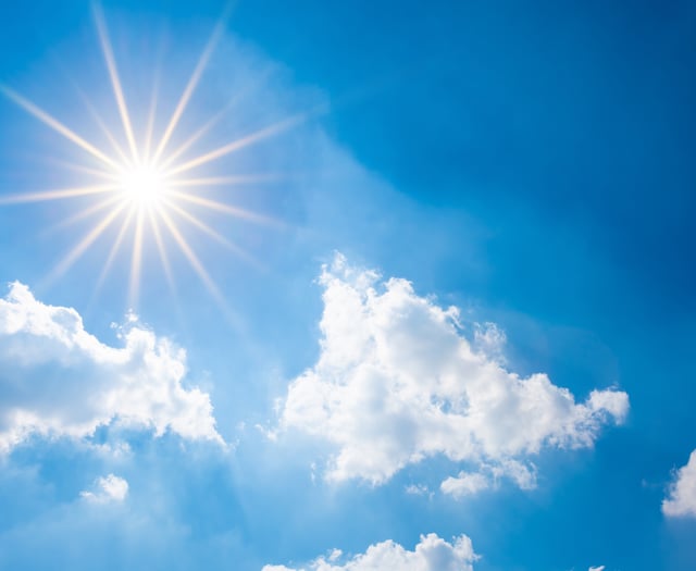 Sunny skies and gentle breezes for today and tomorrow