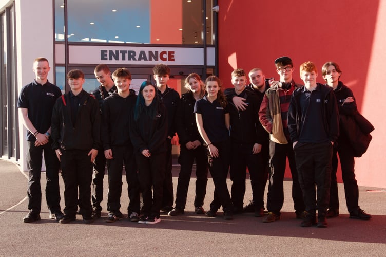 South Devon UTC students at Haynes Motor Museum 