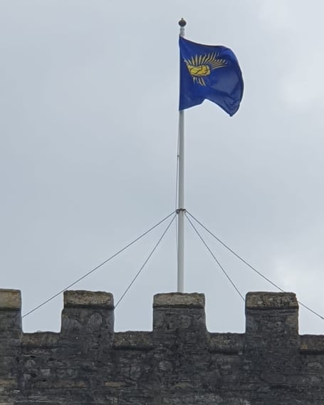 Commonwealth Flag flown by Newton Abbot Town Council.