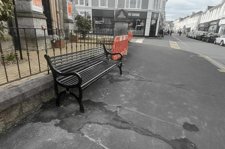 The first bench is located outside WBW Solicitors