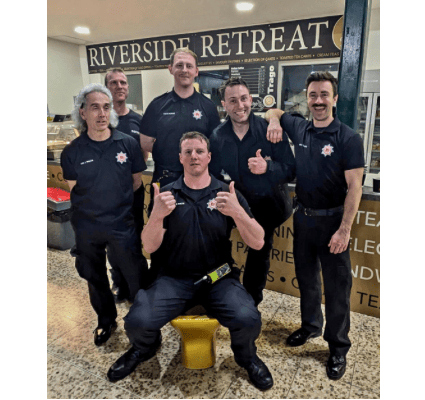 Firefighters swot up on Trago fire safety with supermarket challenge 