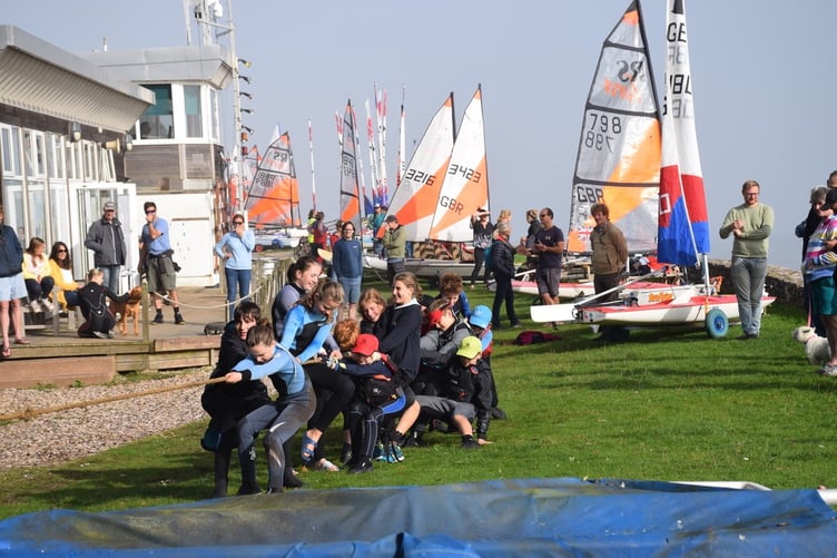 Juniors at Starcross Yacht Club. Photo SYC