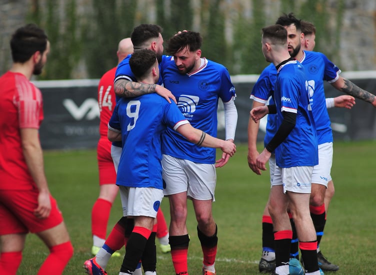 South Devon Football League Beli Cup action from Newton Abbot Spurs 2nds versus Ilsington Villa.  A 3-1 win for Spurs after extra time following a 1-1 stalemate at full time