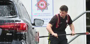 Support firefighters' charity car wash