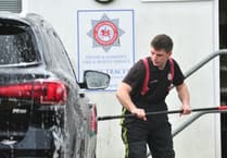 Support Bovey Tracey firefighters' charity car wash