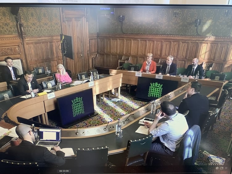 South Devon UTC head teacher Claire Plumb addresses Science, Innovation, and Technology Committee in Westminster.