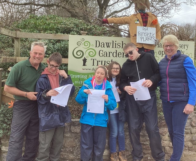 Deaf students shine at Dawlish Gardens Trust