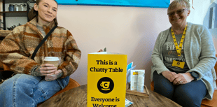 Town's new 'Chatter and Natter' table 