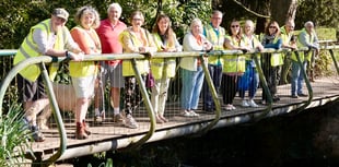 Volunteers WADE in to revive the Brook