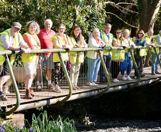 Volunteers WADE in to revive the Brook