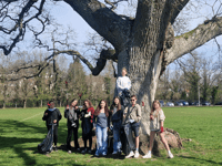 Young people take pride in town with litter pick 