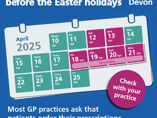 NHS Devon's advice for Easter weekend