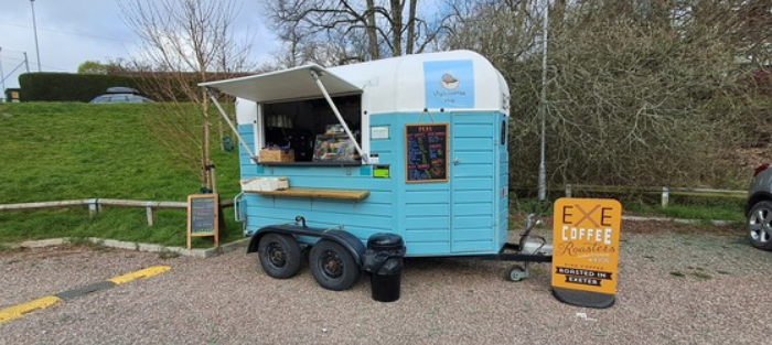 Courtenay Park, Coach Road Car Park and King George V Playing Field in Shaldon all have pop-up traders on site selling drinks and snacks to visitors.