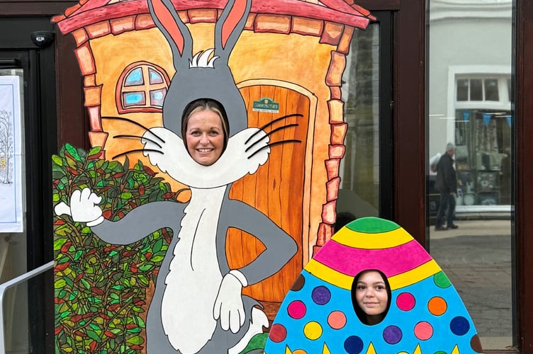 Newton Abbot Town Council puts on events for Easter. 