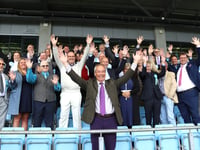 Farage comes to Exeter to boost Reform candidates’ morale
