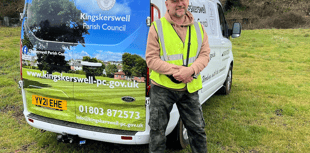 Parish council handyman Alex's new wheels 