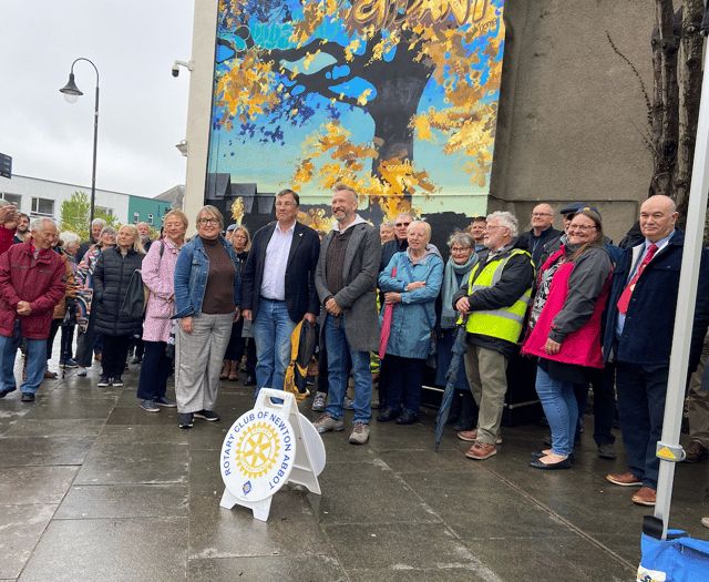 Community Tree mural officially unveiled 