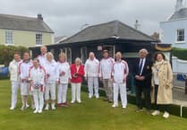 Local councillor kickstarts a new season at Shaldon Bowling Club