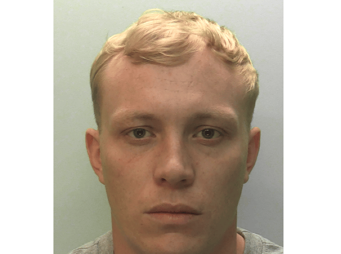 Jamie James is sought in connection to reports of stalking.