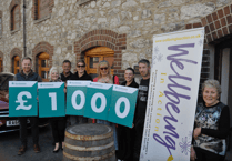 House builders' £1,000 donation to Newton Abbot charity