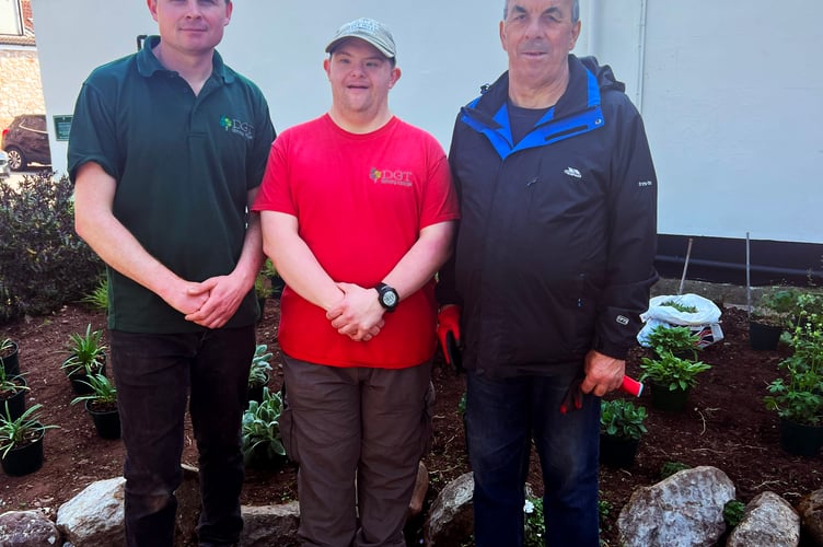 The team from Dawlish Gardens Trust at the Manor House. photo Dawlish Town Council