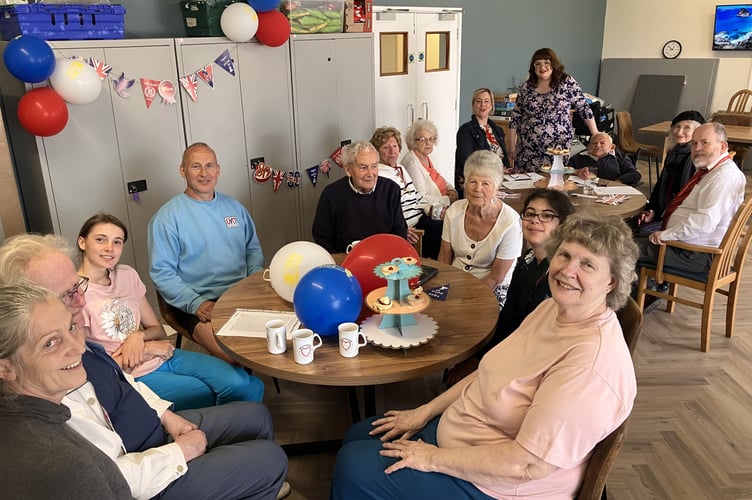 Westbank Community Health and Care charity commemorates VE day. 