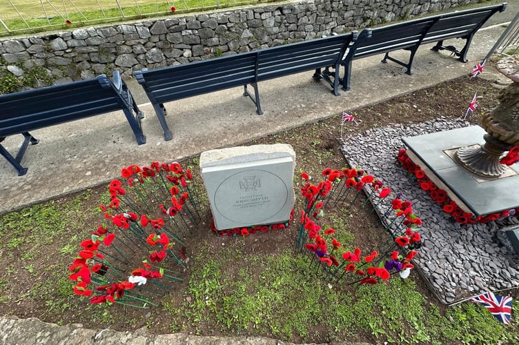 Part of the RNLI poppy display to mark the 80th anniversary of VE Day. PHOTO Teignmouth RNLI