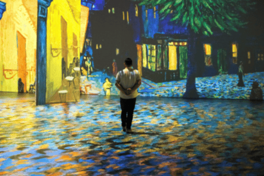 The joint Titanic and Van Gogh Exhibition will be located on Avenue B